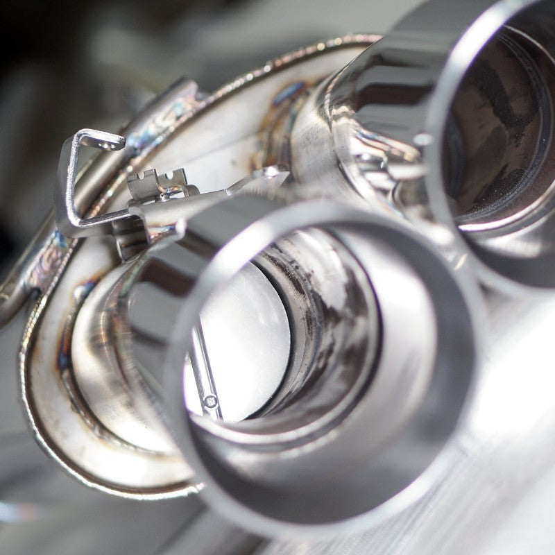 Stainless Works 18+ Ford Mustang GT Redline Cat-Back Performance Connect H-Pipe w/ Active Valves-thumbmail-8