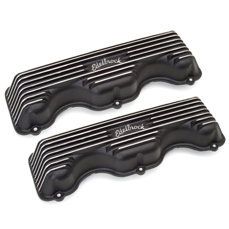 Edelbrock Valve Cover Classic Series Chevrolet W 348/409 CI V8 Black-thumbmail-4