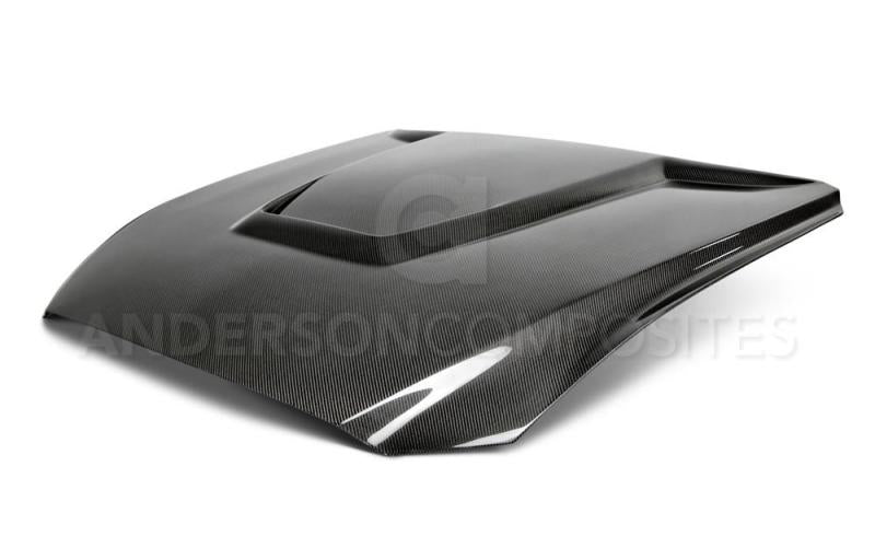 Anderson Composites 15-17 Ford Mustang (Excl. GT350/GT350R) Double Sided Hood-thumbmail-2