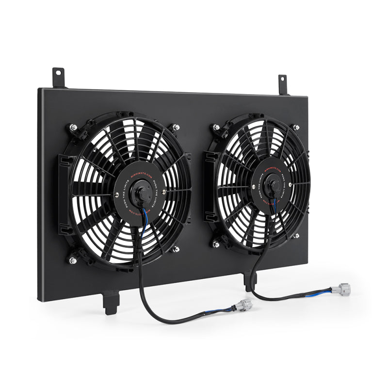Mishimoto 03-06 Nissan 350Z Aluminum Fan Shroud Black-thumbmail-2