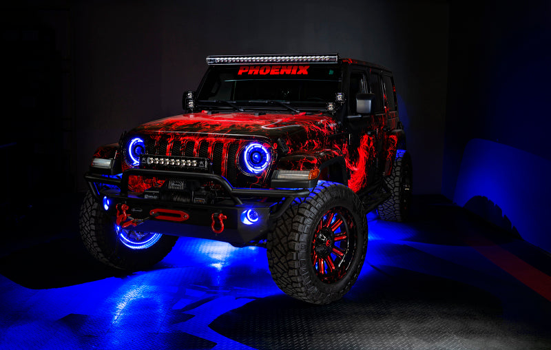 Oracle LED Illuminated Wheel Rings - ColorSHIFT - 15in. - ColorSHIFT No Remote-thumbmail-5