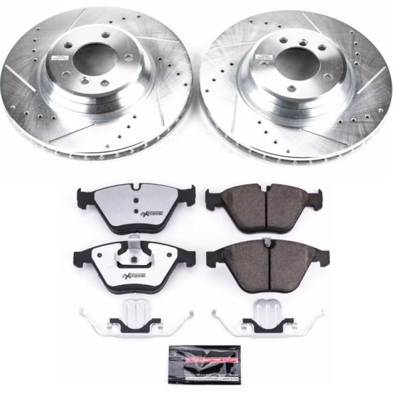 Power Stop 2011 BMW 335d Front Z26 Street Warrior Brake Kit-thumbmail-1