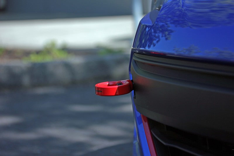 Perrin 18-21 WRX/STI / 13-20 BRZ / 17-20 Toyota 86 Front Tow Hook Kit - Red-thumbmail-2