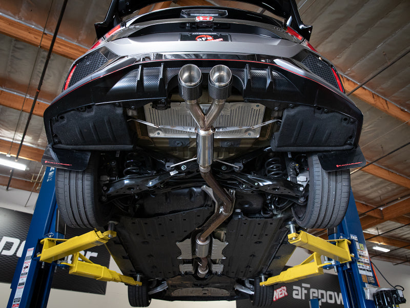aFe Takeda 2.5in 304SS Axle-Back Exhaust System 17-19 Honda Civic Type R L4-2.0L (t)-thumbmail-2