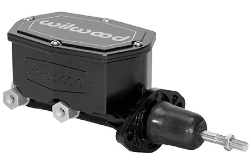 Wilwood Corvette C2 Compact Tandem Master Cylinder - 15/16in Bore Ball Black-thumbmail-1