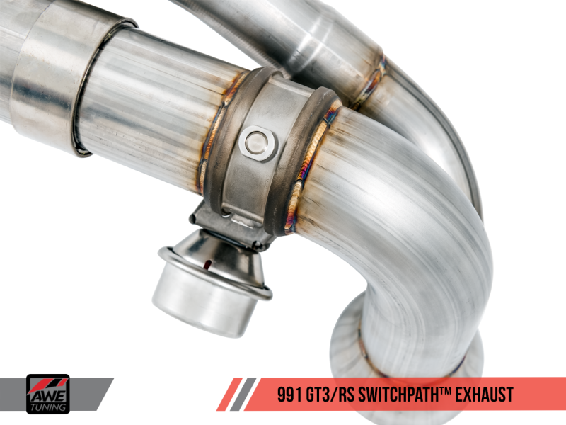 AWE Tuning Porsche 991 GT3 / RS SwitchPath Conversion Kit (Requires AWE Tuning Center Muffler)-thumbmail-3