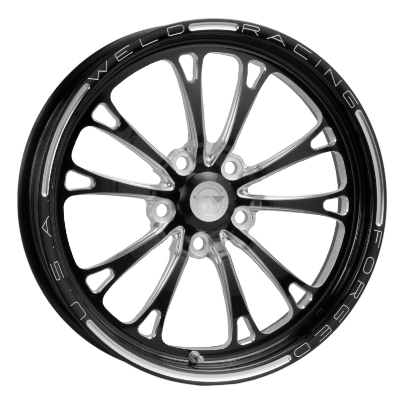 Weld V-Series 1-Piece 17x4.5 / 5x4.75 BP / 2.25in. BS Black Wheel - Non-Beadlock-thumbmail-1