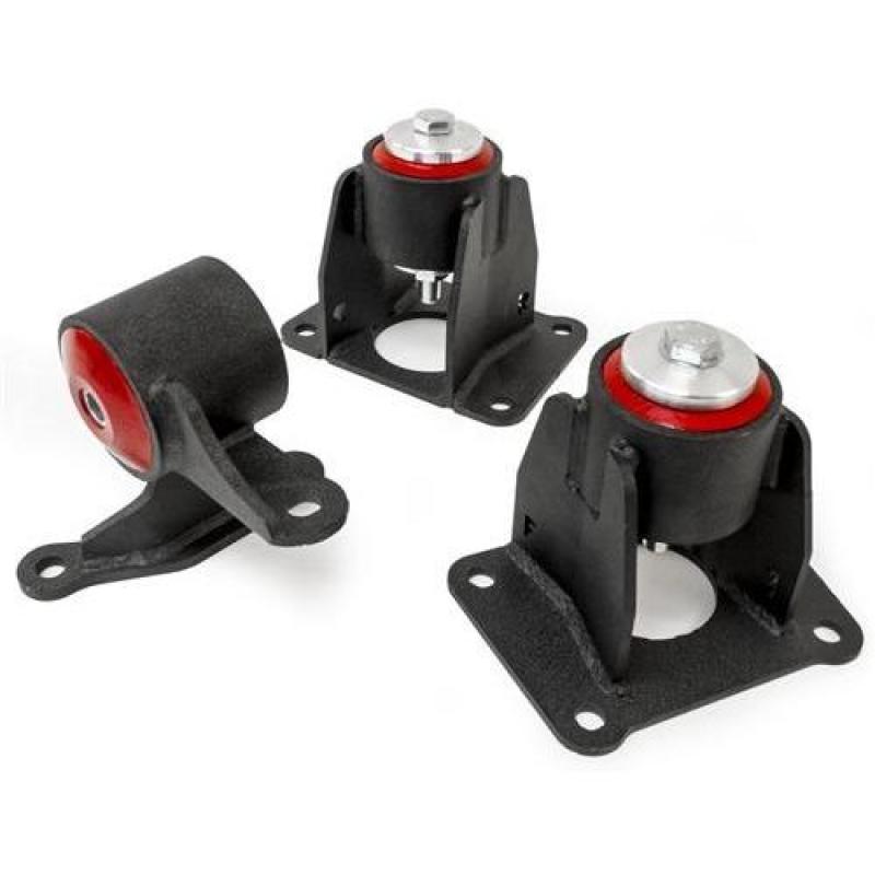 Innovative 98-02 Accord J-Series Black Steel Mounts 85A Bushings (Auto Chassis Auto Trans)-thumbmail-1