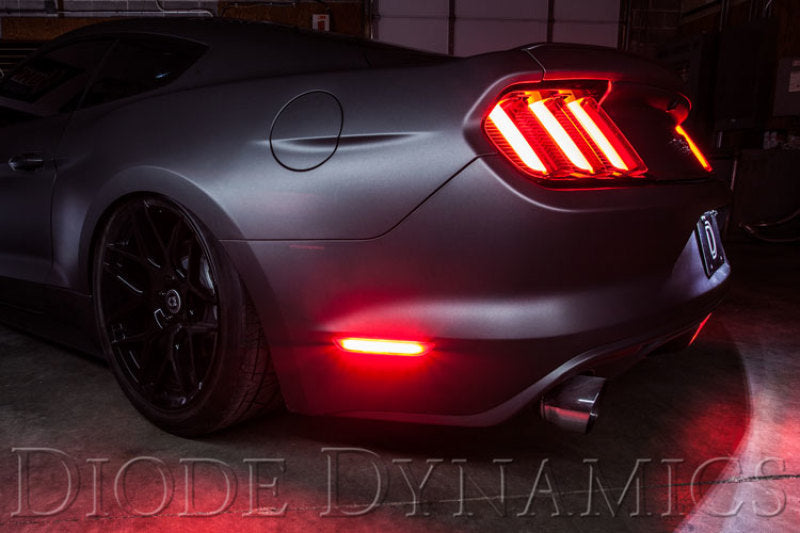 Diode Dynamics 15-21 Ford Mustang LED Sidemarkers Clear (set)-thumbmail-2