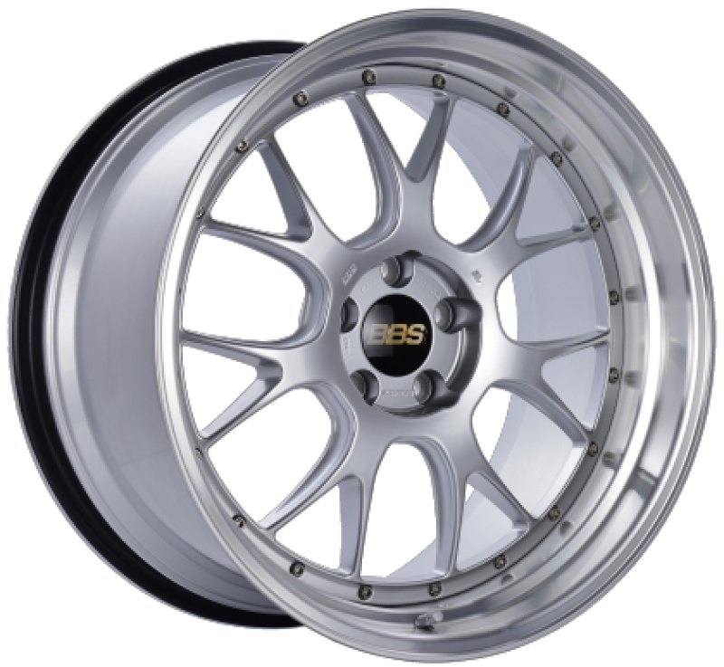 BBS LM-R 19x9.5 5x120 ET25 Diamond Silver Center Diamond Cut Lip Wheel -82mm PFS/Clip Required-thumbmail-1