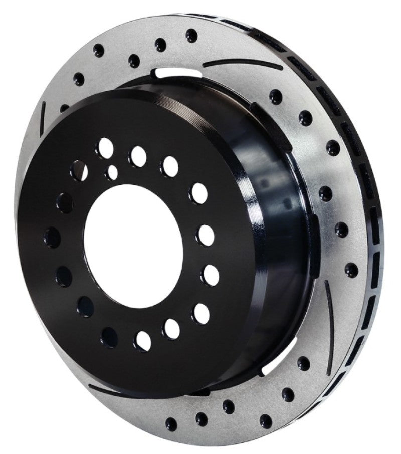 Wilwood Rotor-2.32in Offset-SRP-BLK-Drill-LH 11.00 x .810 - 5 Lug-thumbmail-1