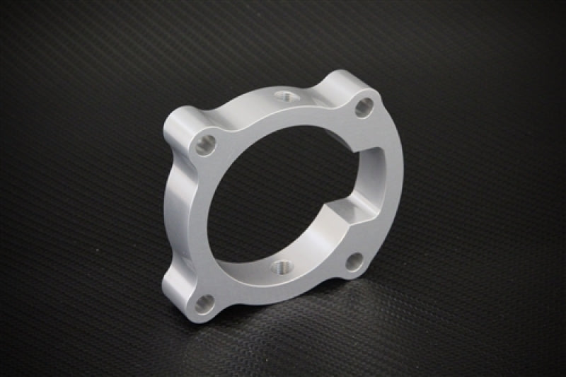 Torque Solution Throttle Body Spacer (Silver): Hyundai Genesis Coupe 2.0T 2010-2012-thumbmail-1