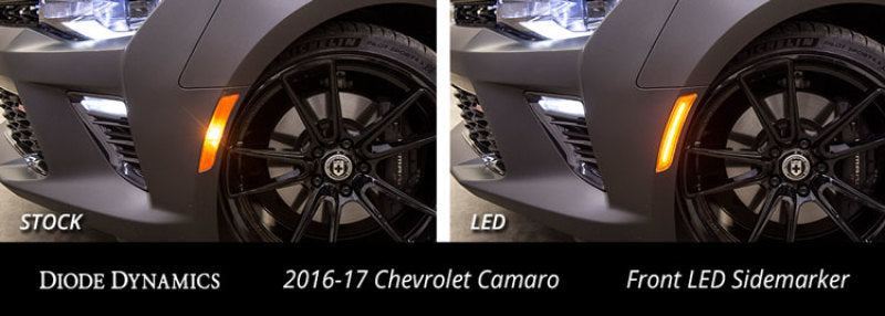 Diode Dynamics 16-21 Chevrolet Camaro LED Sidemarkers - Amber/ - Red (set)-thumbmail-4