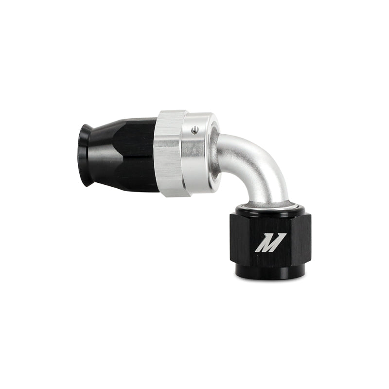 Mishimoto Aluminum PTFE -8AN 90 Degree Fitting Black-thumbmail-1