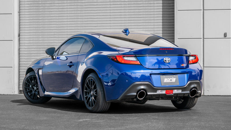 Borla 22-23 Subaru BRZ/Toyota GR86 2.4L RWD AT/MT ATAK Catback Exhaust - Polished Tips-thumbmail-2