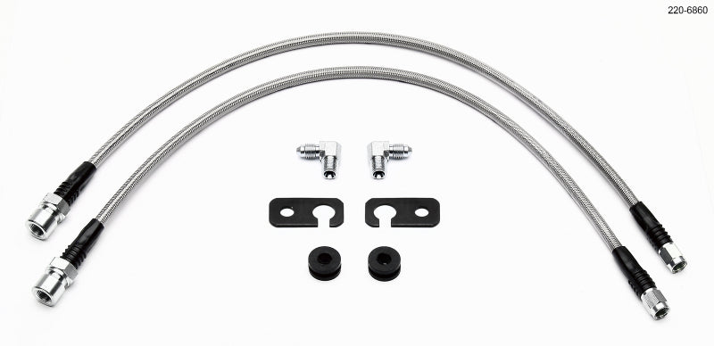 Wilwood Flexline Kit 2002 Acura RSX 5 Lug w/ Forged Dynalite Front Caliper-thumbmail-1