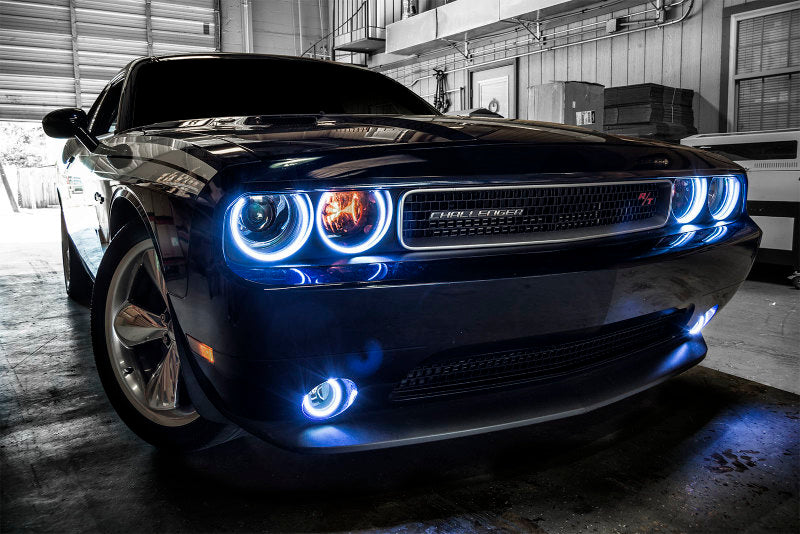 Oracle 08-14 Dodge Challenger Dynamic Surface Mount Headlight Halo Kit - ColorSHIFT - Dynamic-thumbmail-3