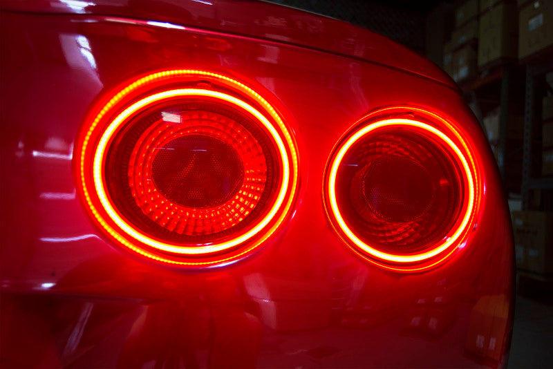 Oracle Chevy Corvette C6 05-13 LED Waterproof Afterburner Kit - Red-thumbmail-2