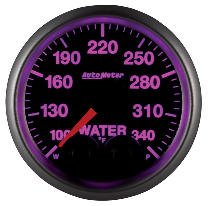 Autometer Elite 52mm 100-340 Deg F Water Temperature Peak and Warn Gauge w/ Electonic Control-thumbmail-2
