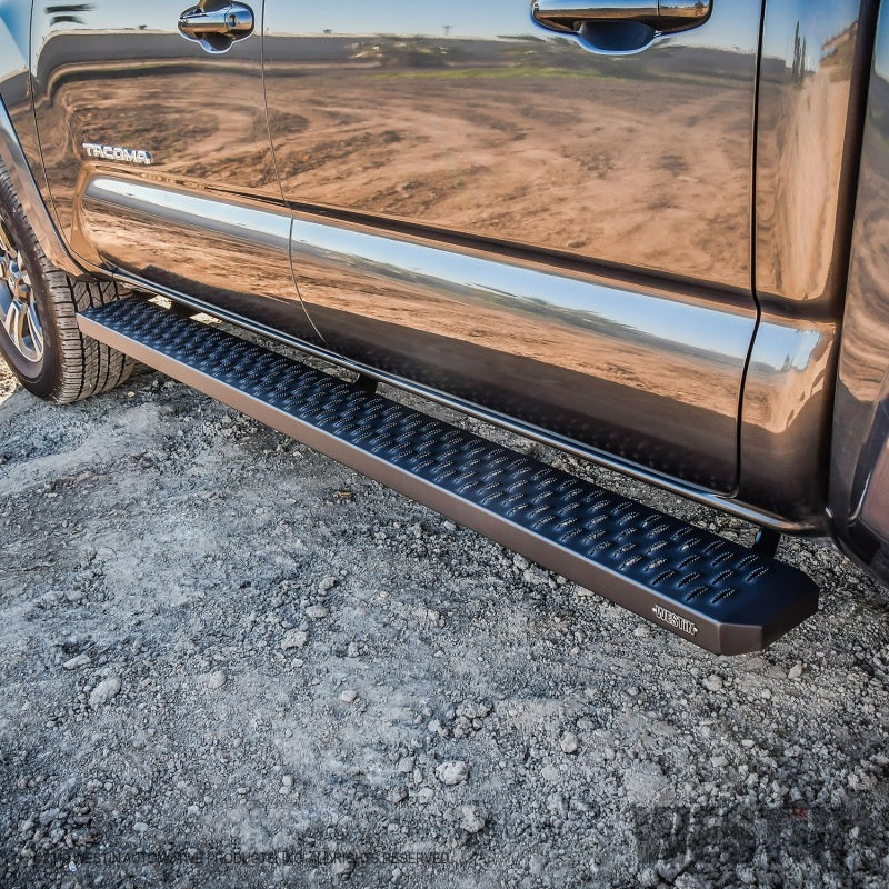 Westin Grate Steps Running Boards 79 in - Textured Black-thumbmail-2