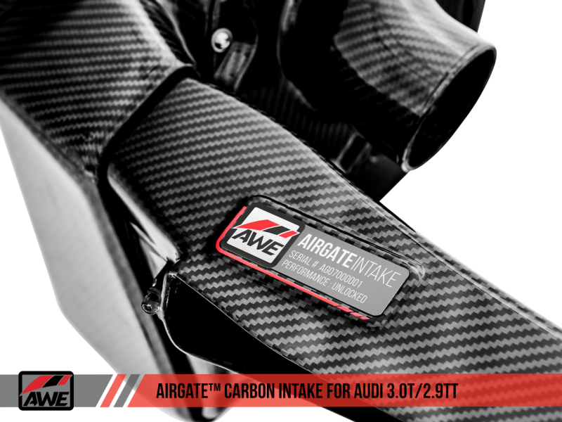 AWE Tuning Audi B9/B9.5 S4/S5/RS5 3.0T Carbon Fiber AirGate Intake w/ Lid-thumbmail-5