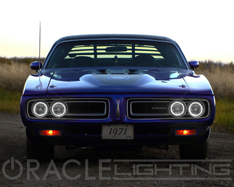 Oracle Pre-Installed Lights 5.75 IN. Sealed Beam - ColorSHIFT Halo-thumbmail-3