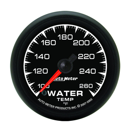 Autometer ES 52.4mm 100-260 deg. F Water Temprature Gauge