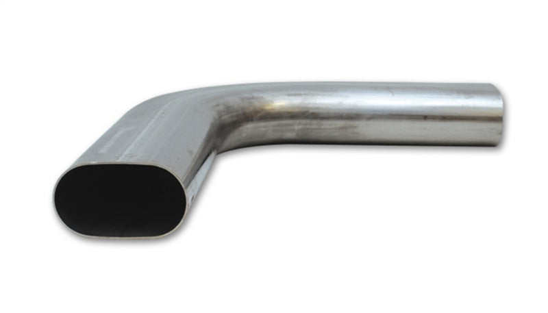 Vibrant 3.5in Oval (Nominal Size) T304 SS 90 deg Mandrel Bend 6in x 6in leg lengths-thumbmail-1