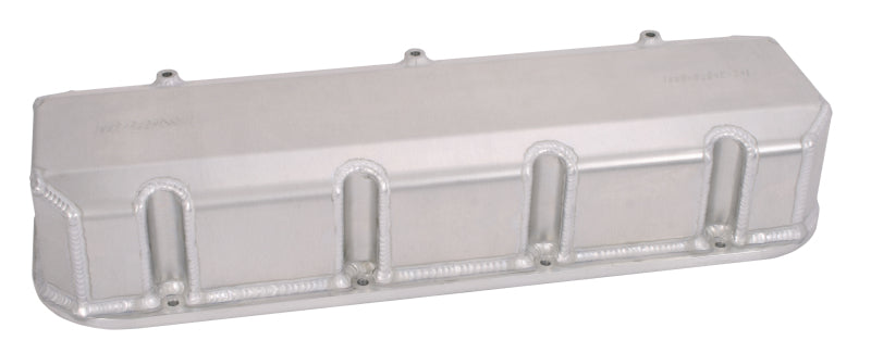 Moroso Chevrolet Big Block Valve Cover w/Billet Rail - 3.875in - Exhaust Pockets/Intake Tubes - Alum-thumbmail-1