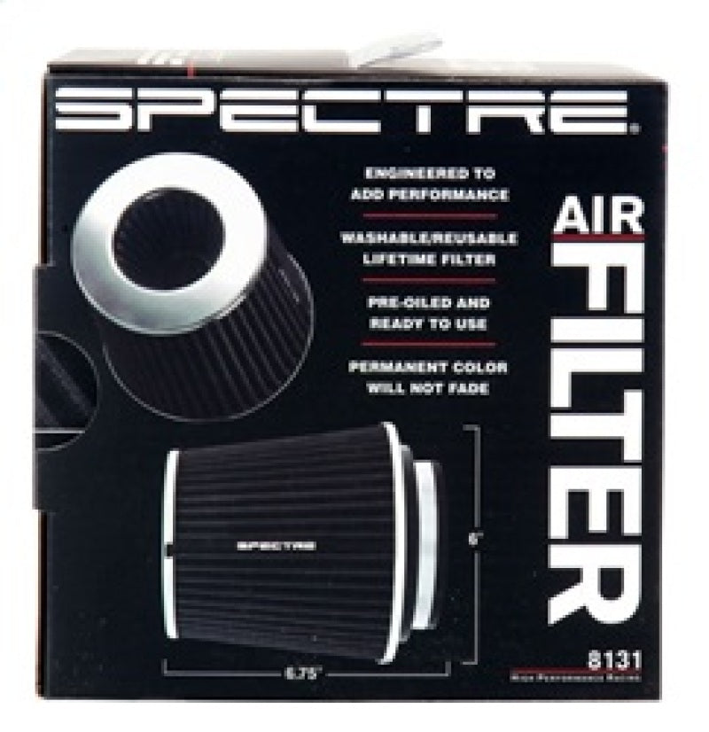 Spectre Adjustable Conical Air Filter 5-1/2in. Tall (Fits 3in. / 3-1/2in. / 4in. Tubes) - Black-thumbmail-6