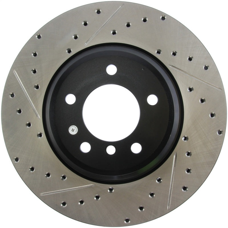 StopTech 07-09 BMW 335 (E90/E92/E93) Slotted & Drilled Right Front Rotor-thumbmail-5