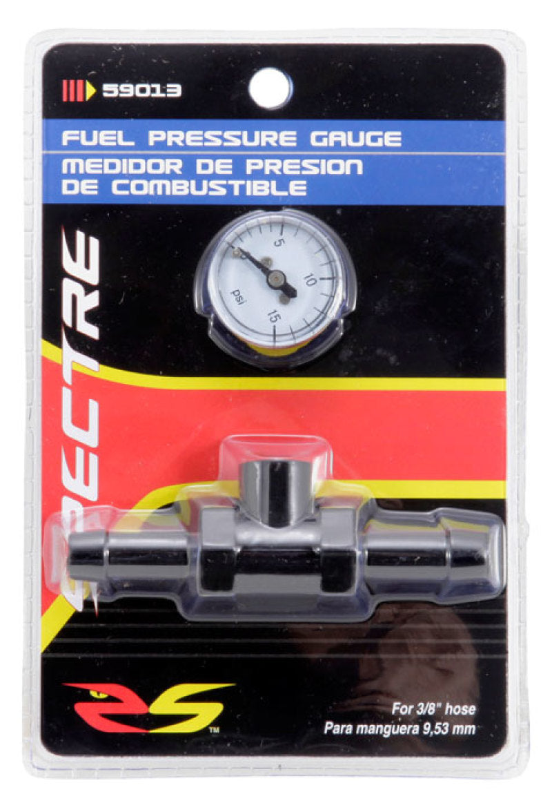 Spectre Fuel Pressure Gauge 0-15psi