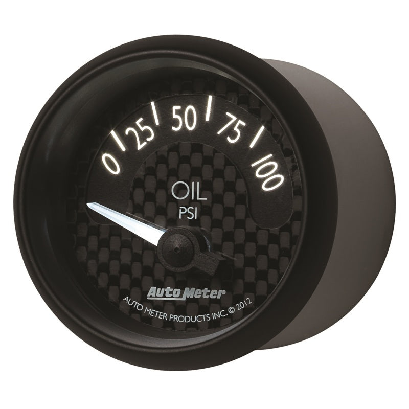 Autometer GT Series 52mm Short Sweep Electronic 0-100 psi Oil Pressure-thumbmail-2