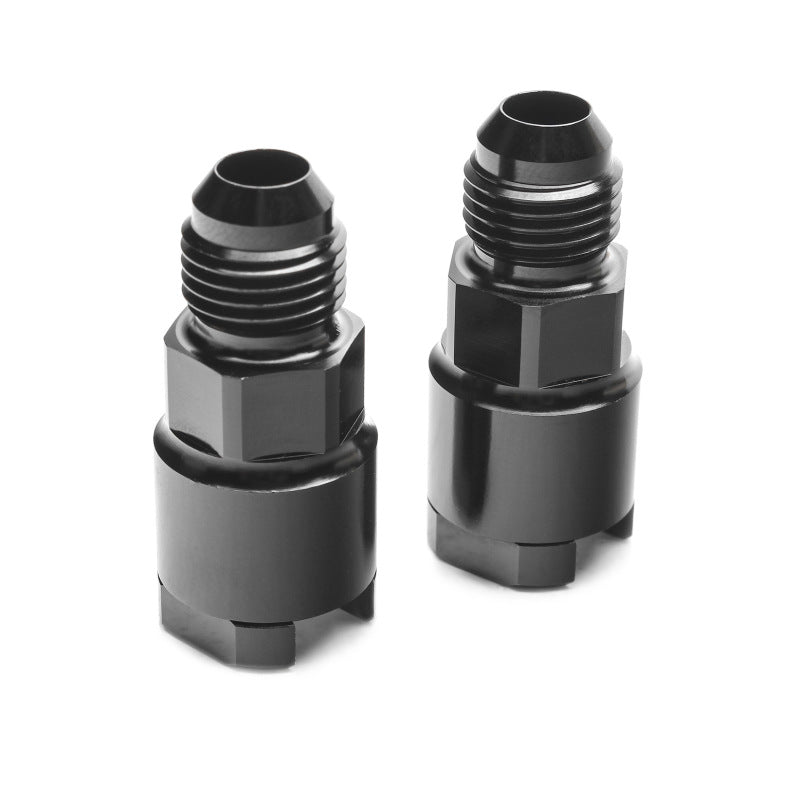 Cobb 04-16 Subaru STi / WRX 06-17 -6 AN Adapter Fittings Black - Set of 2-thumbmail-1