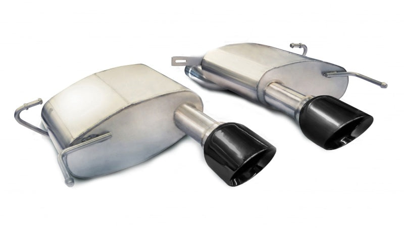 Corsa 11-13 Cadillac CTS Coupe V 6.2L V8 Black Sport Axle-Back Exhaust-thumbmail-1