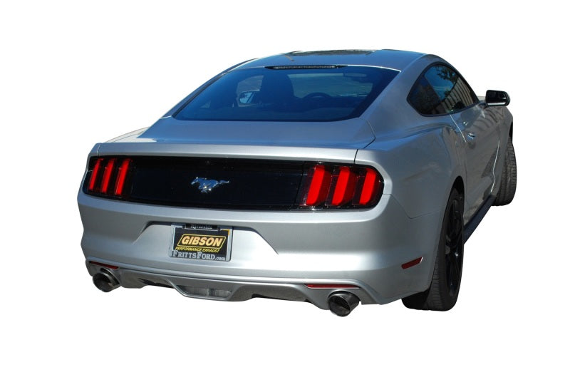 Gibson 15-19 Ford Mustang EcoBoost 2.3L 2.25in Cat-Back Dual Exhaust - Stainless-thumbmail-2