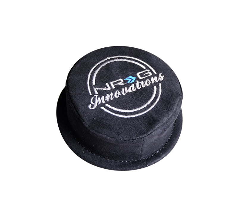 NRG Reinforced Steering Wheel (380mm) Nascar/ Alcantara 3 Spoke w/ NRG Logo/ Removable Crushed Pad-thumbmail-2