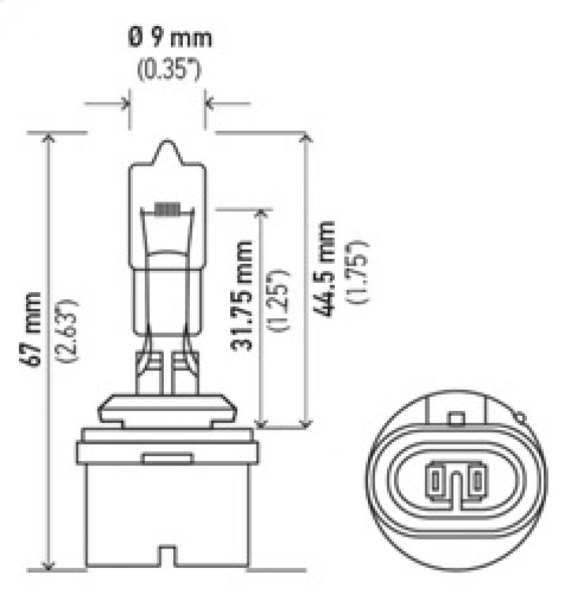 Hella Bulb 887 12V 50W Pg13 T325-thumbmail-4