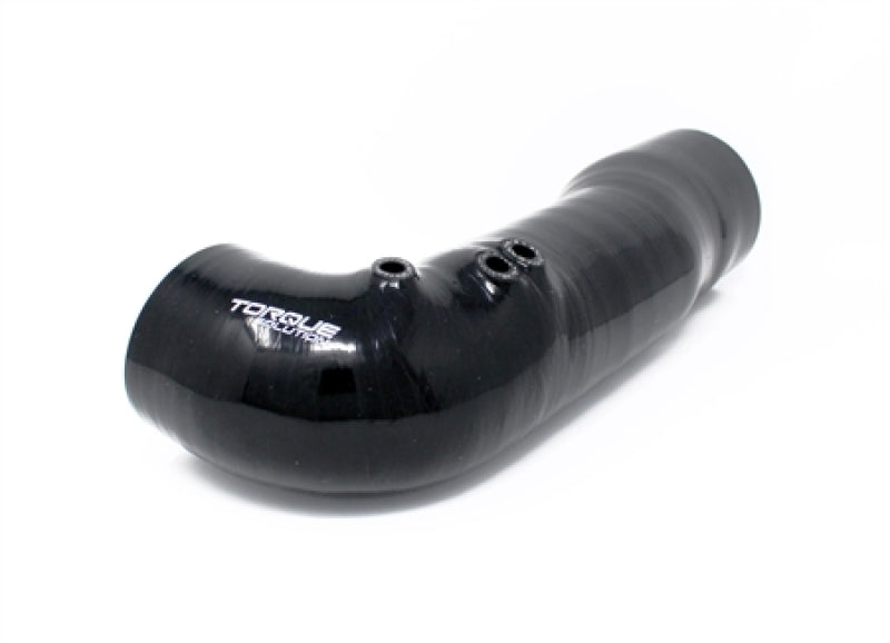 Torque Solution Turbo Inlet Hose (Non-Recirculated) Black 04-20 Subaru STI w/ 3.3in/84mm FP Turbo-thumbmail-1