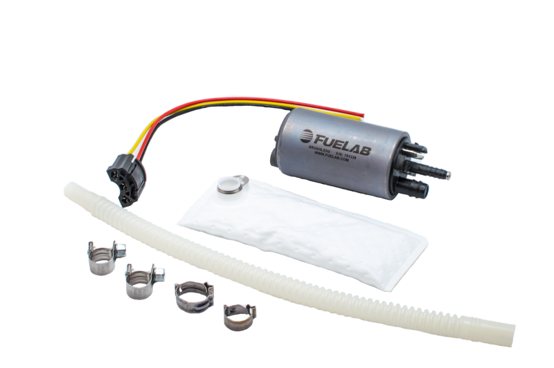Fuelab 496 In-Tank Brushless Fuel Pump w/9mm Barb & 6mm Barb Siphon - 500 LPH-thumbmail-2