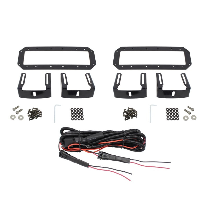 Westin HDX Flush Mount B-FORCE LED Light Kit (Set of 2) w/wiring harness - Black-thumbmail-7