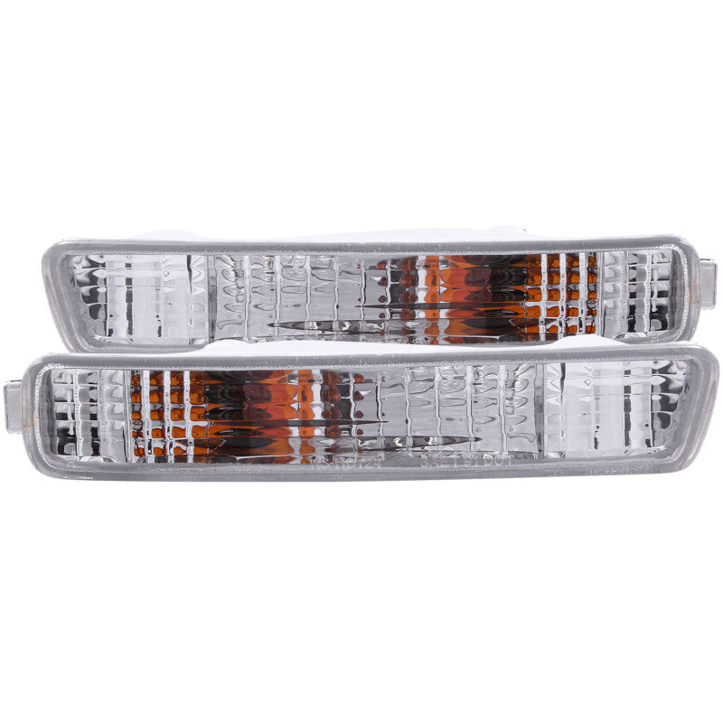 ANZO 1994-1995 Honda Accord Euro Parking Lights Chrome-thumbmail-1
