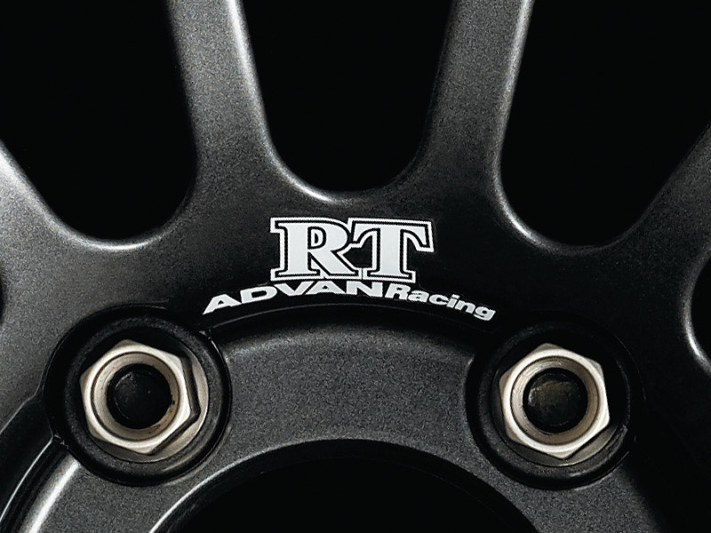 Advan RT Spoke Sticker (White) - 2 Pack-thumbmail-1