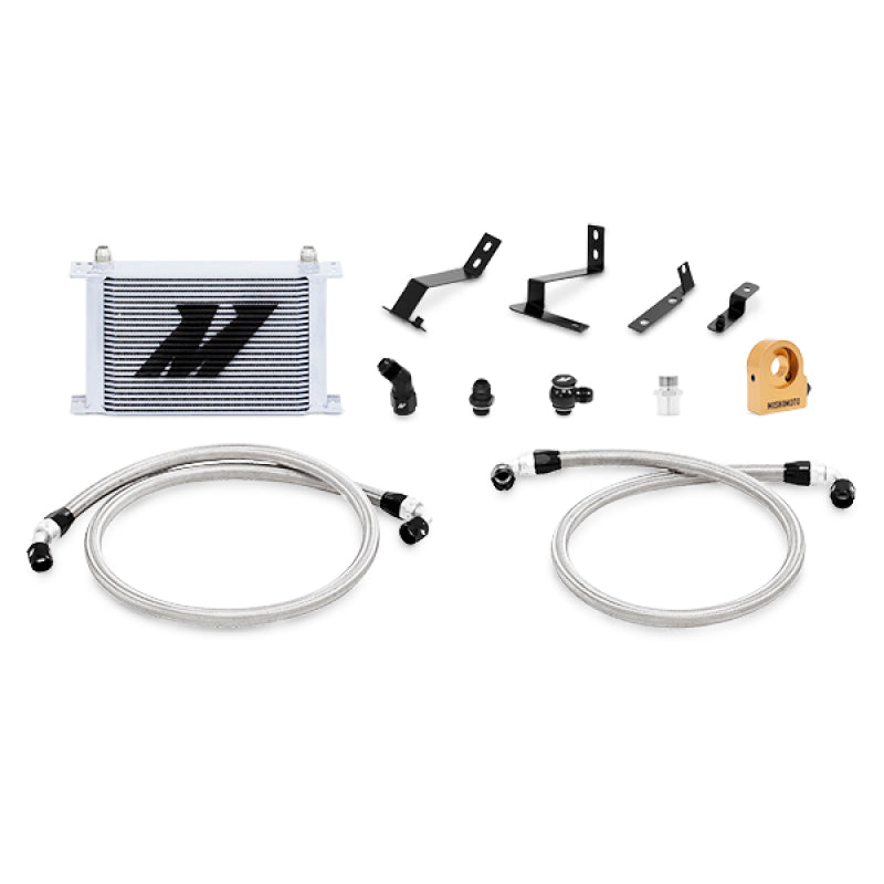 Mishimoto 2016+ Chevy Camaro Oil Cooler Kit w/ Thermostat - Silver-thumbmail-2