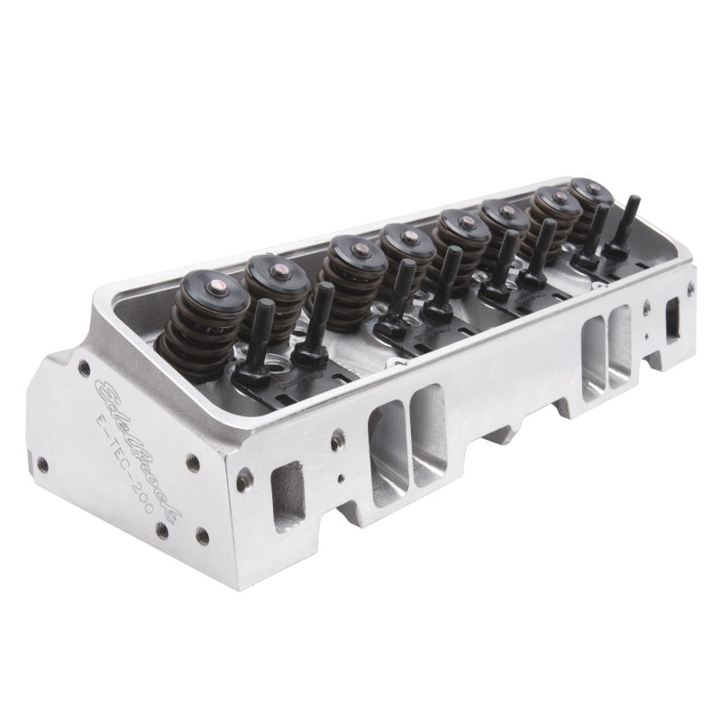 Edelbrock Cylinder Head SB Chevrolet Performer RPM E-Tec 200 for Hydraulic Roller Cam Complete (Ea)-thumbmail-4