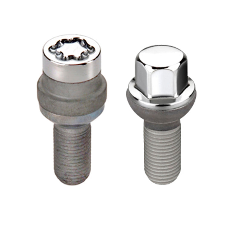 McGard 5 Lug Hex Install Kit w/Locks (Radius Seat Bolt) M14X1.5 / 17mm Hex / 35.4mm Shank L - Chrome-thumbmail-1