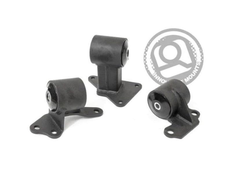 Innovative 94-97 Accord H/F Series Black Steel Mounts 85A Bushings (Auto Trans)-thumbmail-1