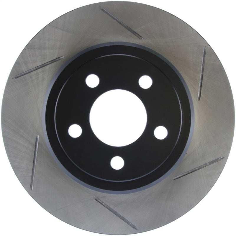 StopTech Power Slot 05 Chrysler 300C 5.7L V8 w/ Vented Rear Disc Rear Left SportStop Slotted Rotor-thumbmail-3