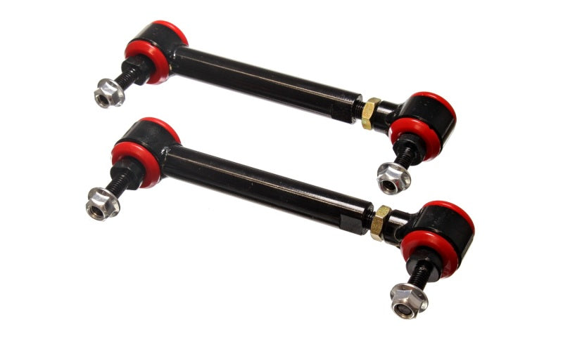 Energy Suspension Universal Red 6-3/4in-7-3/4in inAin Range Pivot Style End Link Set-thumbmail-1