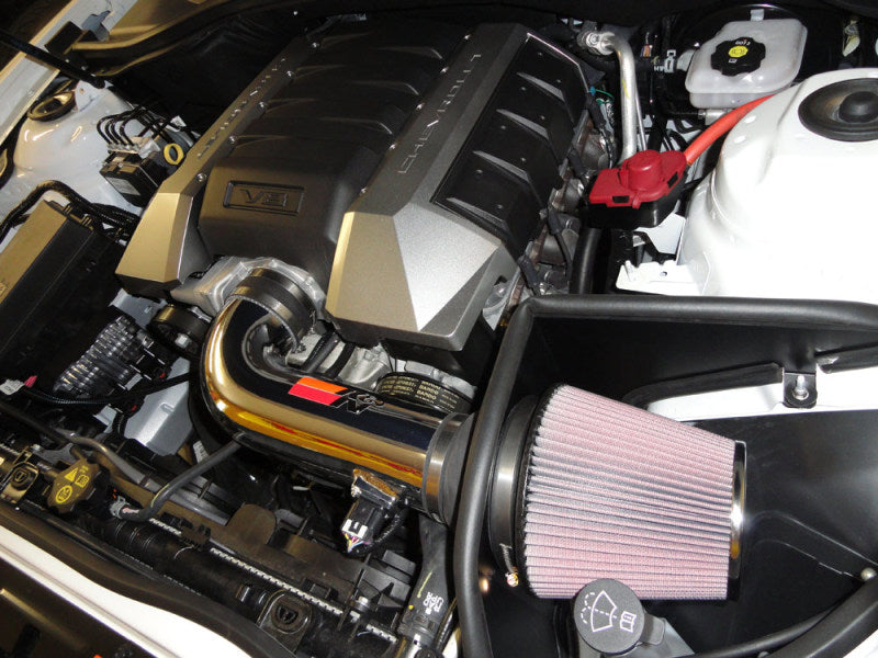 K&N 10 Camaro 6.2L V8 Polished Typhoon Short Ram Intake-thumbmail-7